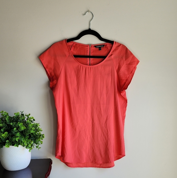 Express Zip Front Gramercy Tee - Picture 1 of 6